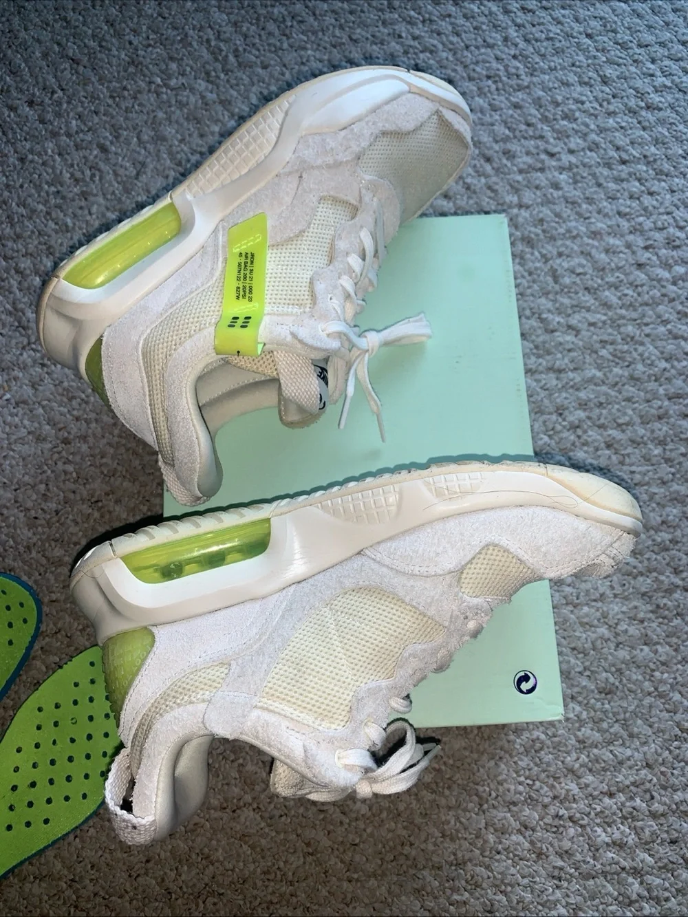 Nike Jordan Ma2 white volt casual suede sneakers basketball